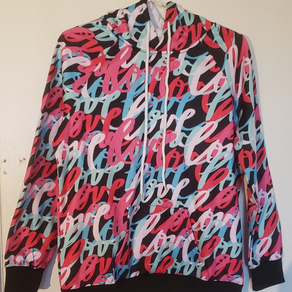 Love Scribble Hoodie